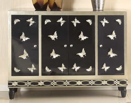 Armarios pintados franceses del gabinete del vintage