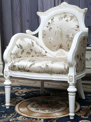 La alta parte posterior antigua ISO9001 tapizó las sillas Champagne Velvet Snuggle Chair