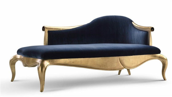 El estilo italiano Chaise Lounge Solid Wood Hand de lujo talló la calesa 1865*820*840m m