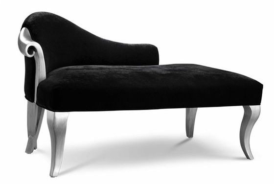 El estilo italiano Chaise Lounge Solid Wood Hand de lujo talló la calesa 1865*820*840m m