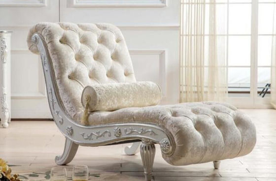 Chaise Lounge de lujo francesa blanca