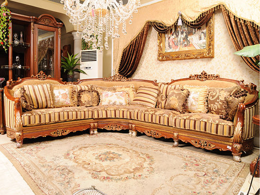 Sofá de la esquina francés de 4 Seater