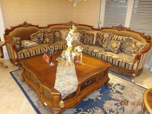 Sofá de la esquina francés de 4 Seater