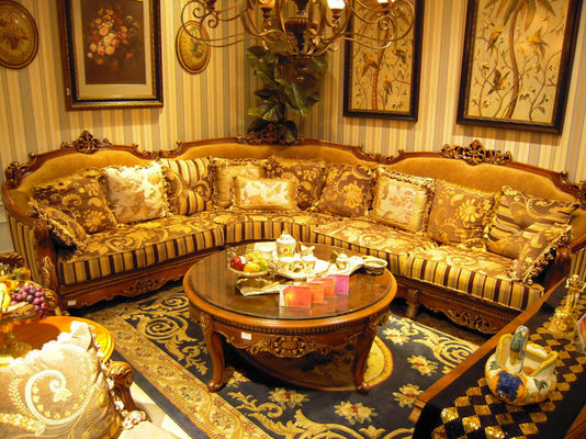Sofá de la esquina francés de 4 Seater