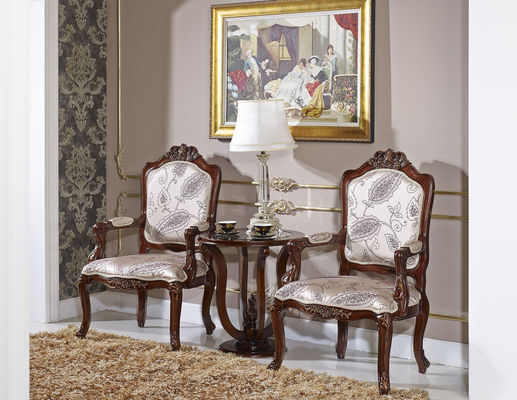 Sillas de madera de la butaca de Azure Europe Modern Classic Leisure del carbón de leña de Klein con los brazos