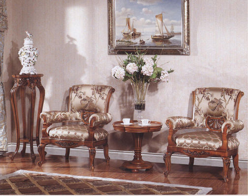 Sillas de madera de la butaca de Azure Europe Modern Classic Leisure del carbón de leña de Klein con los brazos