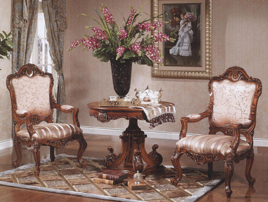 Sillas de madera de la butaca de Azure Europe Modern Classic Leisure del carbón de leña de Klein con los brazos