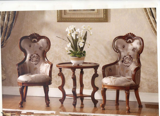 Sillas de madera de la butaca de Azure Europe Modern Classic Leisure del carbón de leña de Klein con los brazos