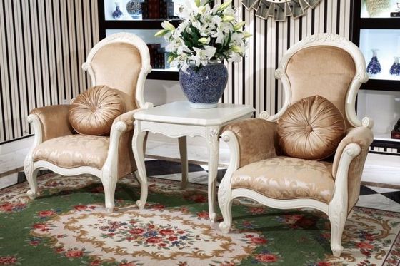 Butaca clásica moderna solo Sofa Chair Hotel Cafe Home del ocio de la tela que cena el salón