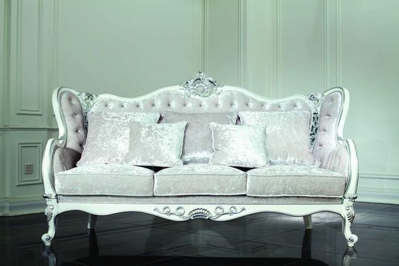Terciopelo Chesterfield Sofa Set de 3 Seat