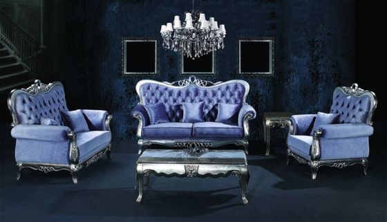 Sistema nórdico de los muebles de Blue Velvet